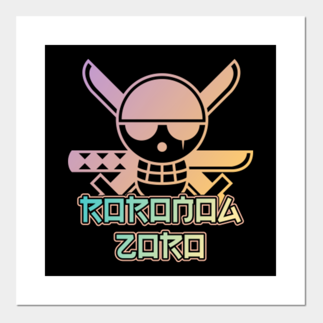 Roronoa Zoro Jolly Roger Roronoa Zoro Posters And Art Prints